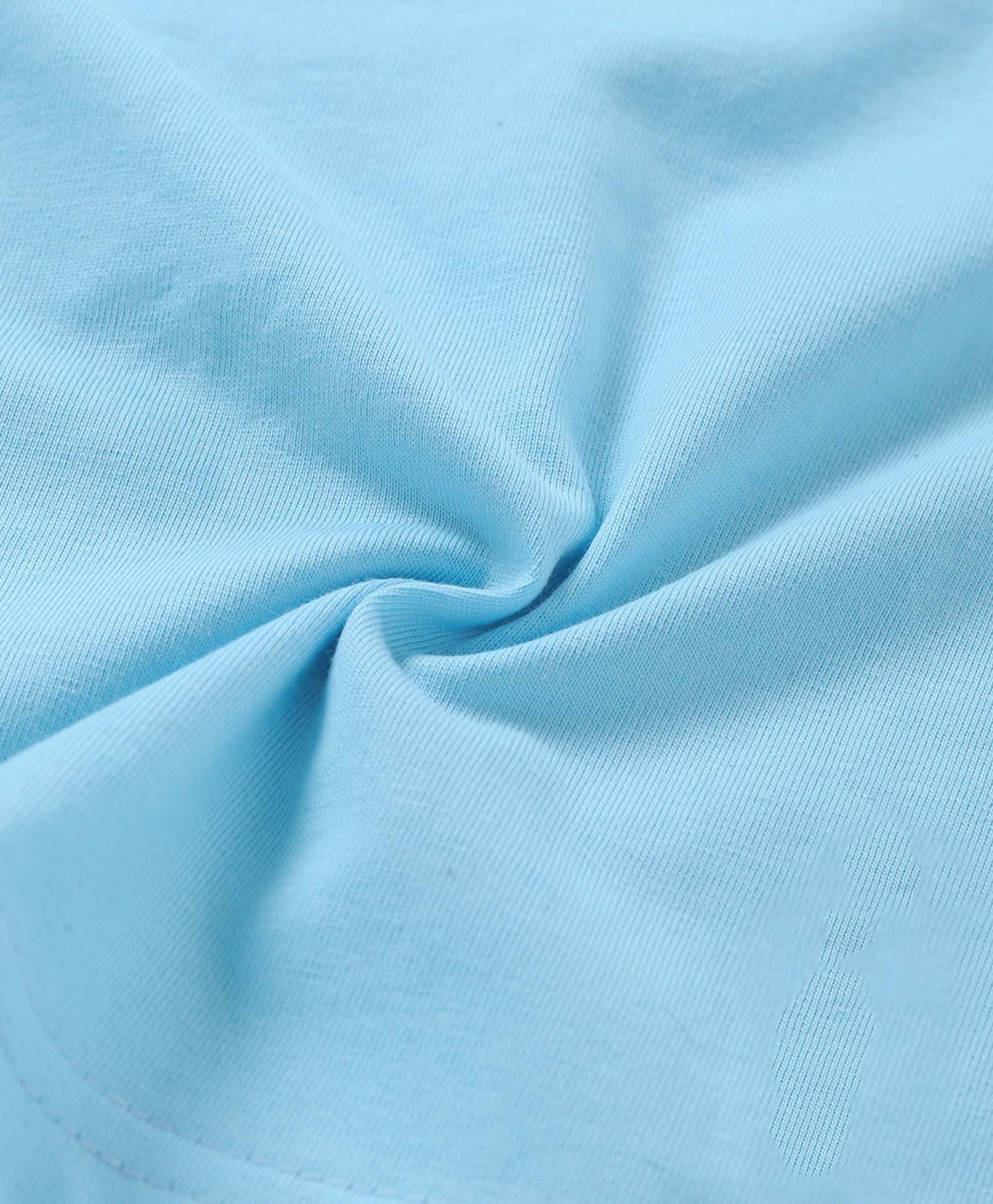 Blue Unicorn Printed Cotton Loungewear for Girls