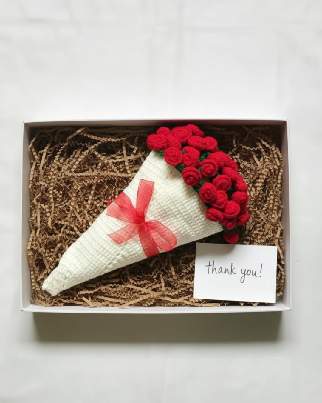 Handmade Crochet Rose Bouquet Blanket