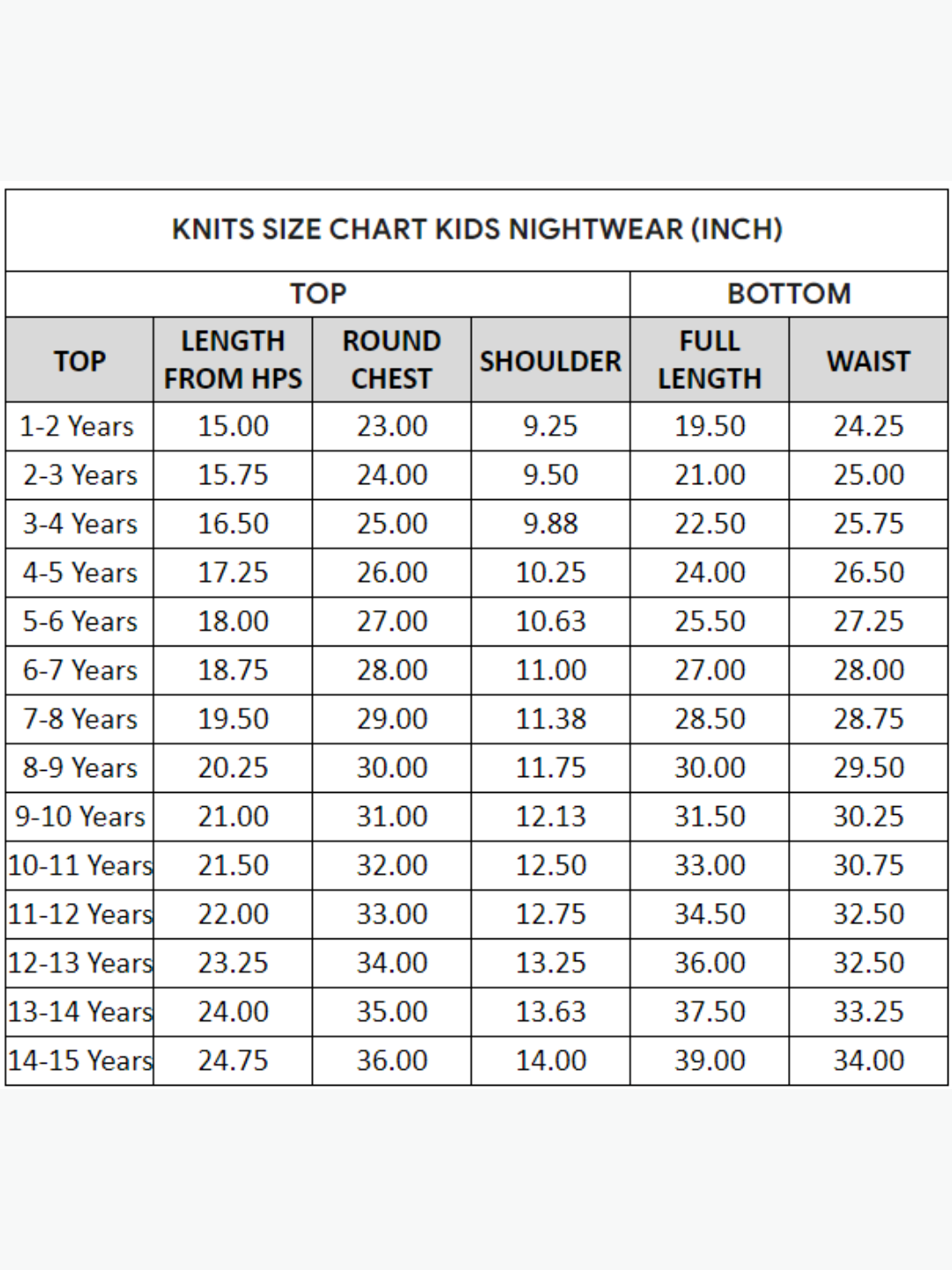 Kids Full Sleeves Moon & Star Print Night Suit