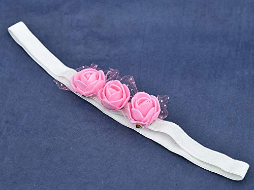 Multicolor Pack of 3 Floral Headbands for Baby Girl