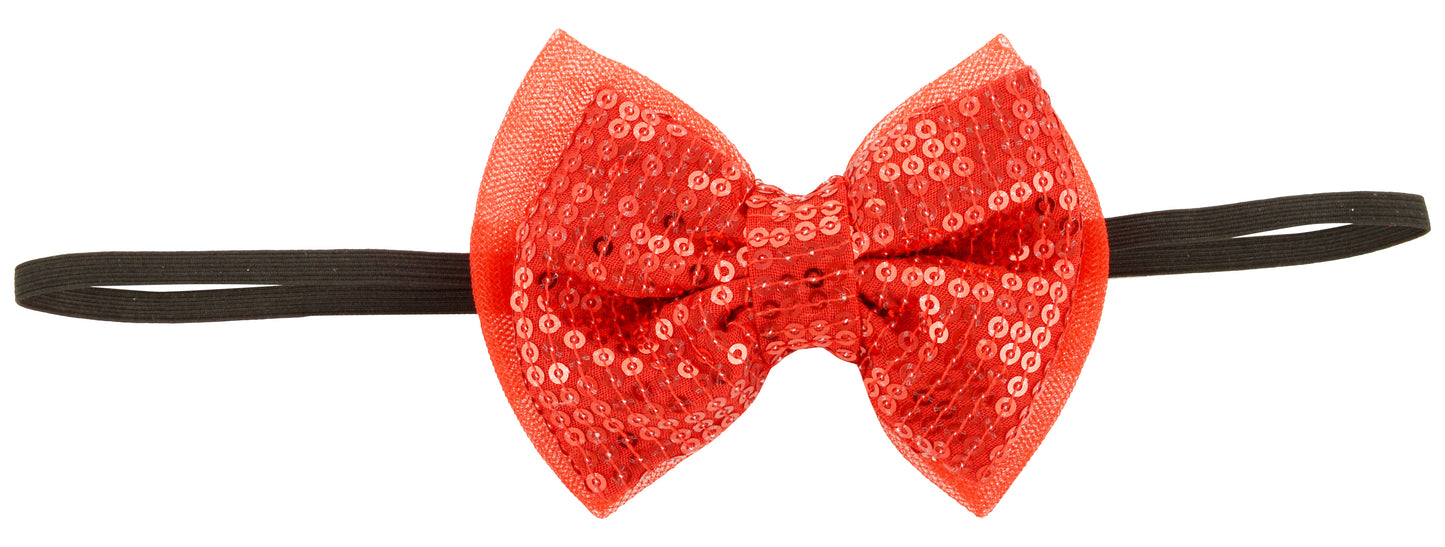 Multicolor Sparkling Sequin Girls Headbands (Combo)