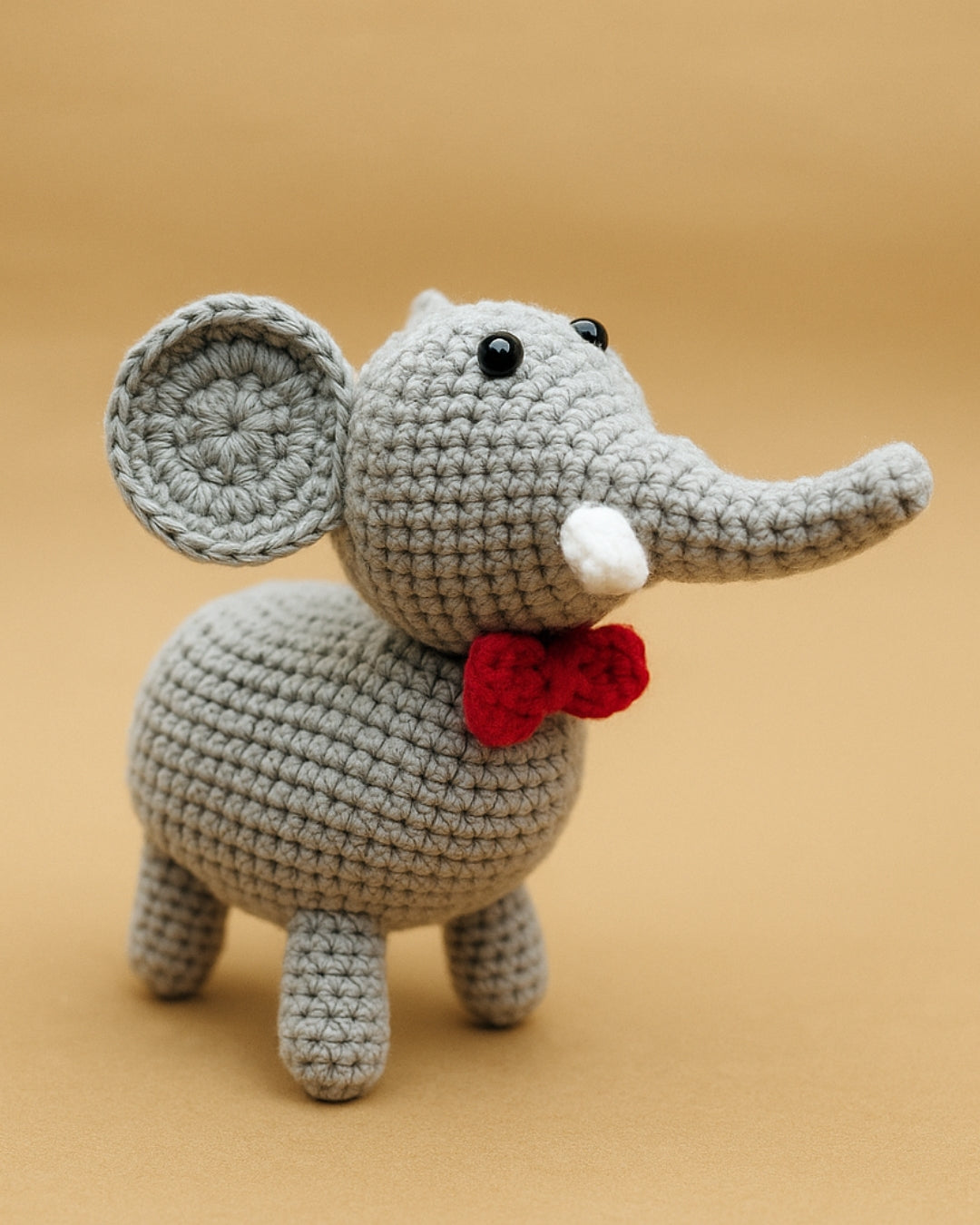 Handmade Crochet Chota Appu Toy and Rattle Set for Kids Soft and Safe