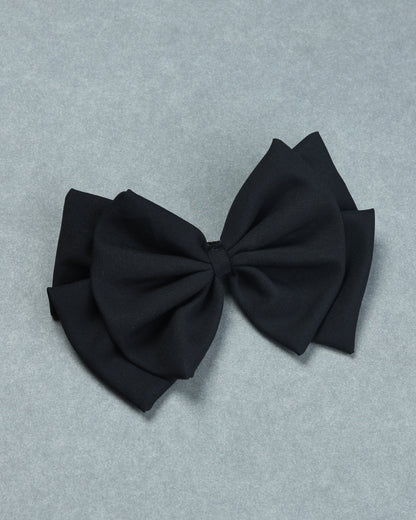 Big Bow Hairclip - Black