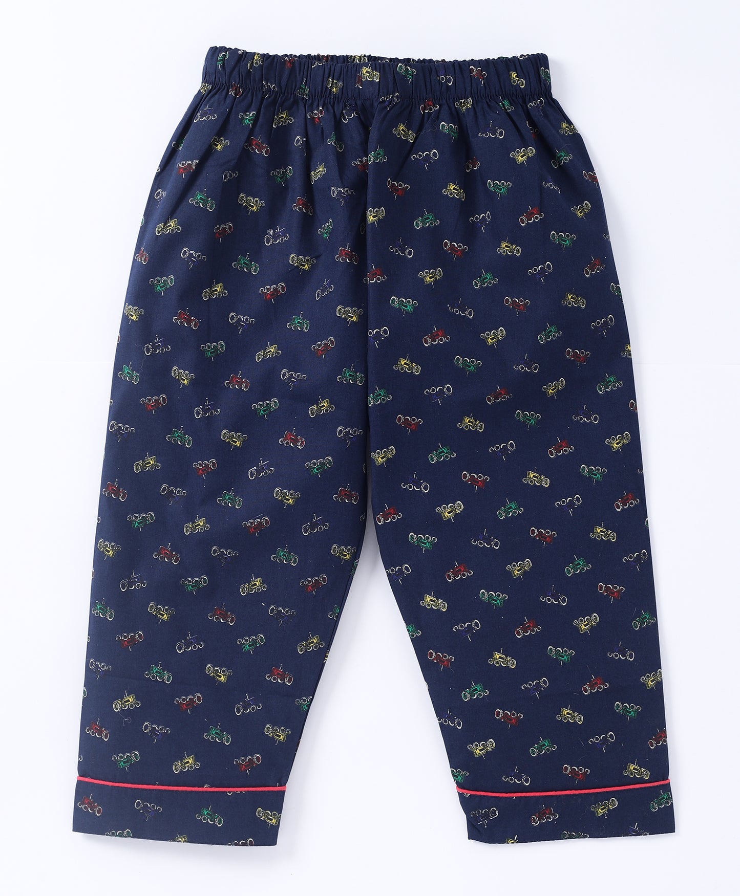 Blue Printed Cotton Night Suit for Boys