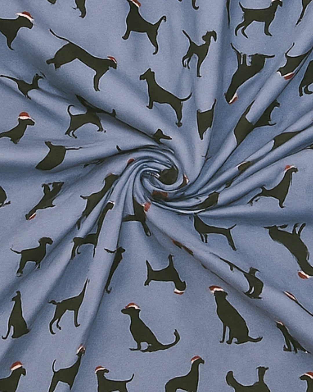 Blue Premium Cotton Puppy Printed Nightsuit for Kids