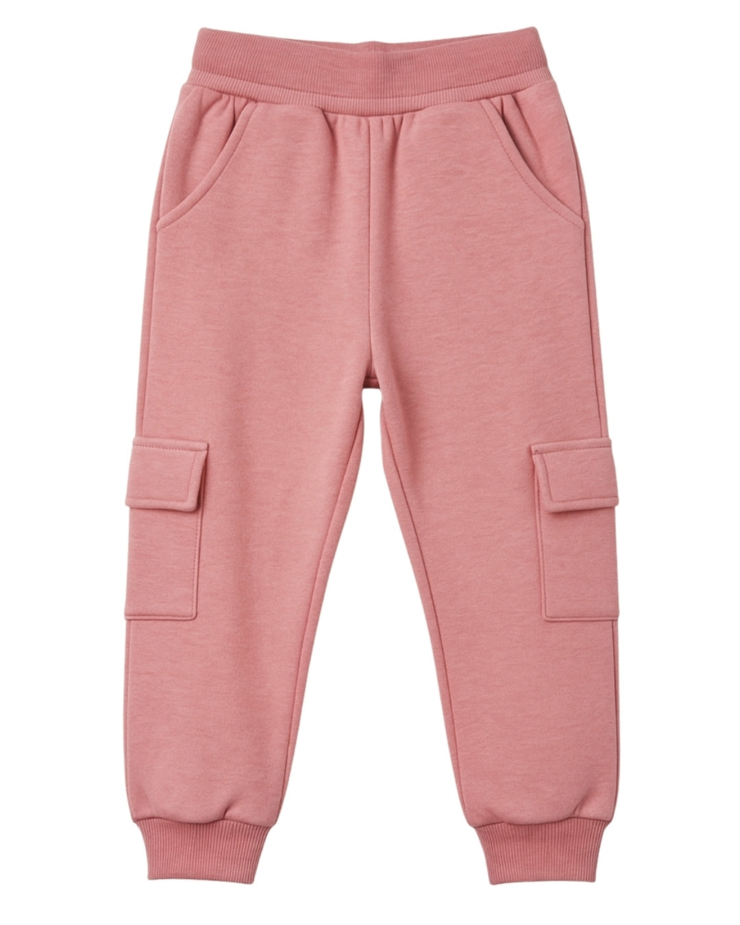 Typographic Printed Premium Cotton Half Sleeves Black T-Shirt with Pink Jogger for Boys & Girls