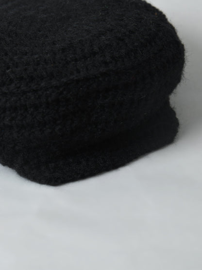 Pack of 2 Grey, Black Woolen Beanie Winter Warm Cap for Kids