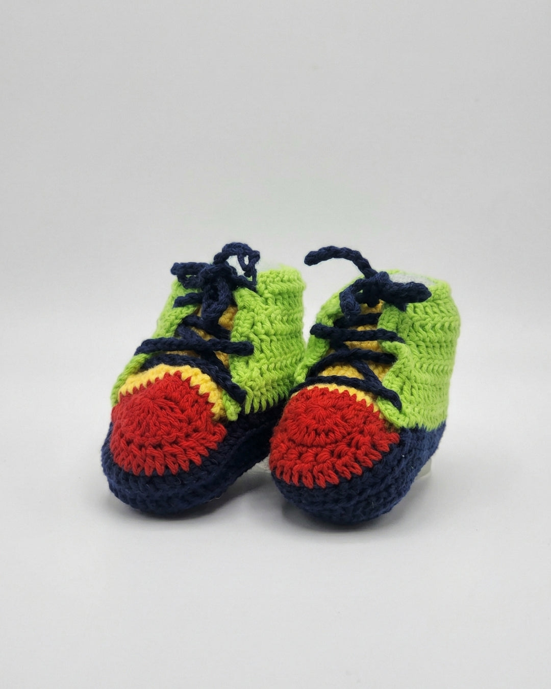 Multicolor Handmade Organic Cotton Joker Boots Shoes Booties for Kids