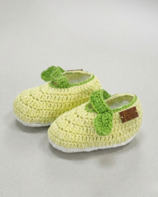 Multicolor Handmade Organic Cotton Booties for Kids