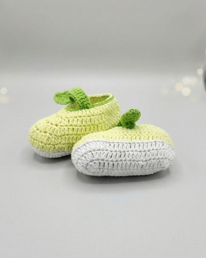Multicolor Handmade Organic Cotton Booties for Kids