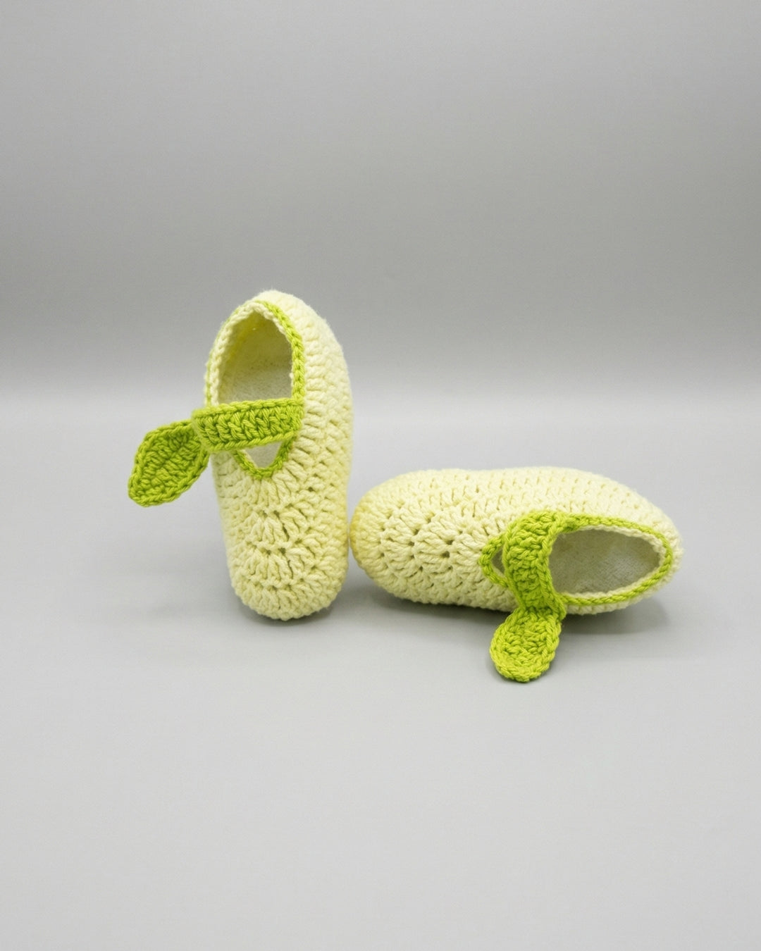Multicolor Handmade Organic Cotton Booties for Kids