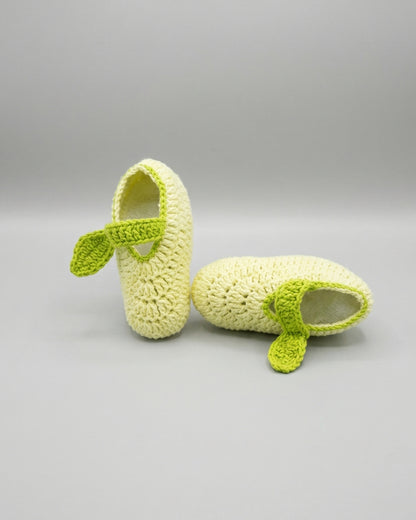 Multicolor Handmade Organic Cotton Booties for Kids