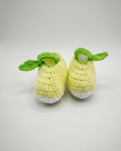 Multicolor Handmade Organic Cotton Booties for Kids