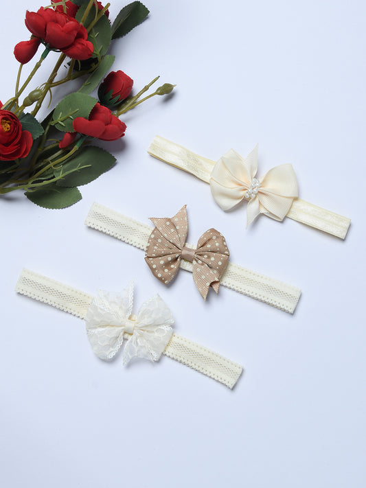 Pack of 3 Cute Baby Bow Headbands