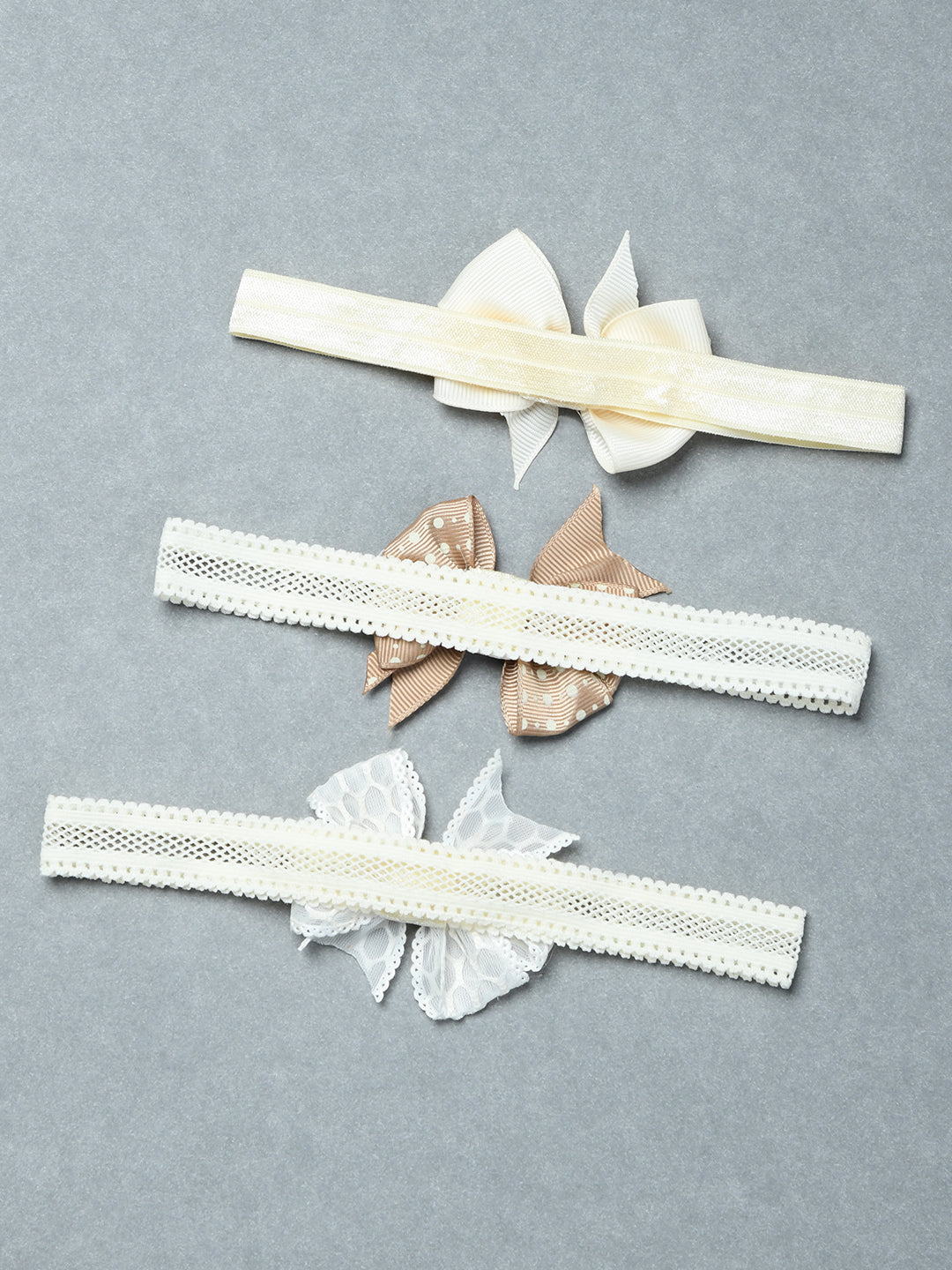Pack of 3 Cute Baby Bow Headbands