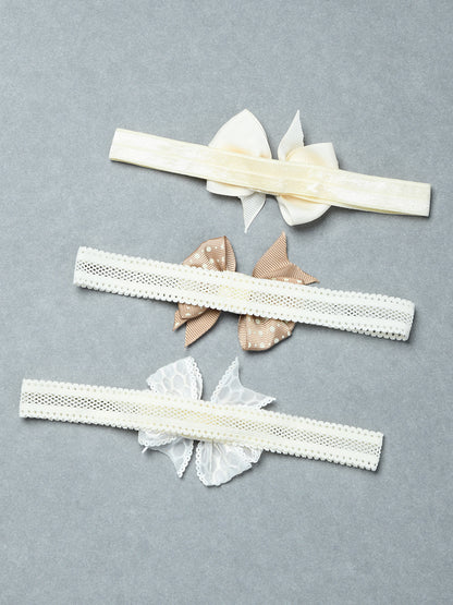 Pack of 3 Cute Baby Bow Headbands