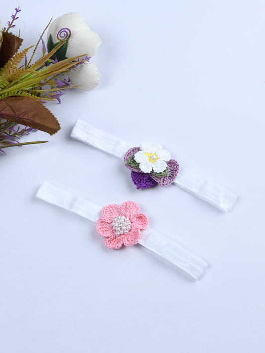 Pack Of 2 Floral Headbands - Multicolor