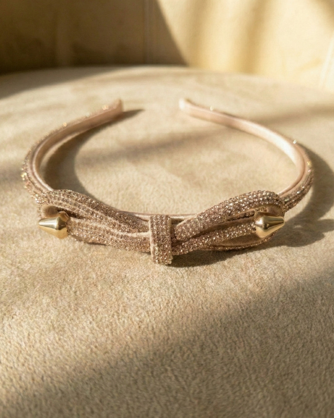 Girls Pastel Pink Infinity Knot Hairband