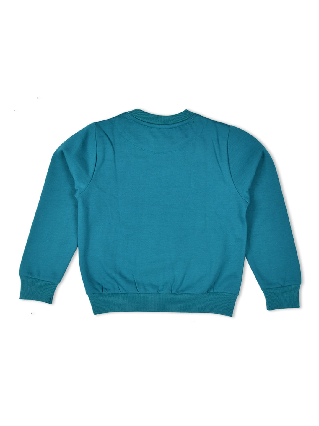 Blue Fleece Round Neck Sweatshirt for Kids