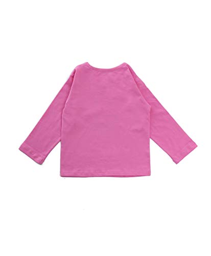 Kids All Day Wear Full Sleeves T-Shirt Monster Print - Pink