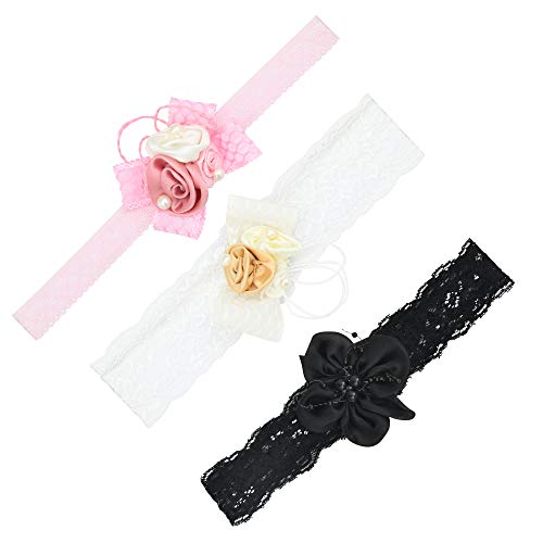 Multicolor Pack of 3 Bold And Beautiful Headbands for Girls