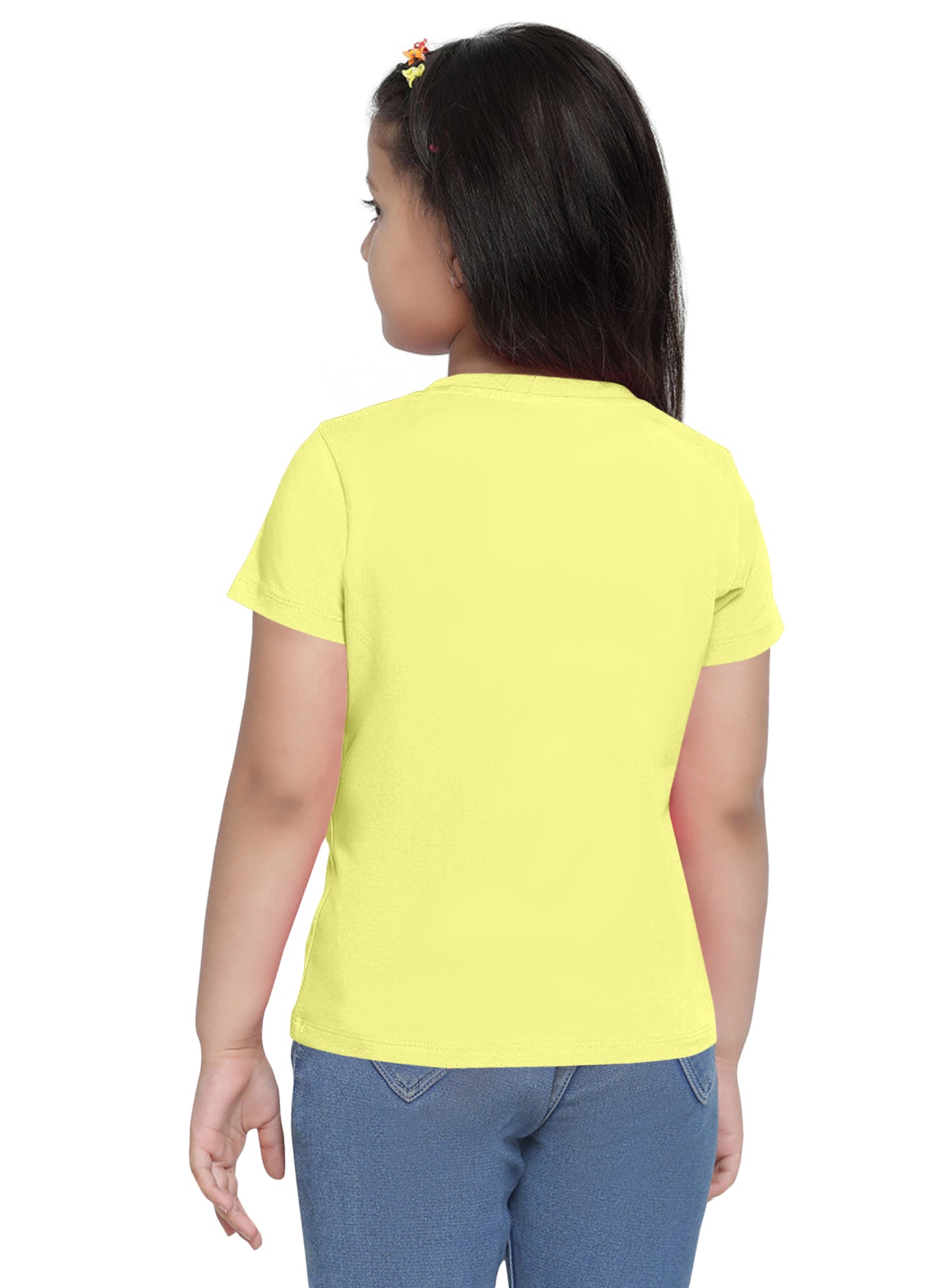 Yellow Sequin T-shirt for Girls