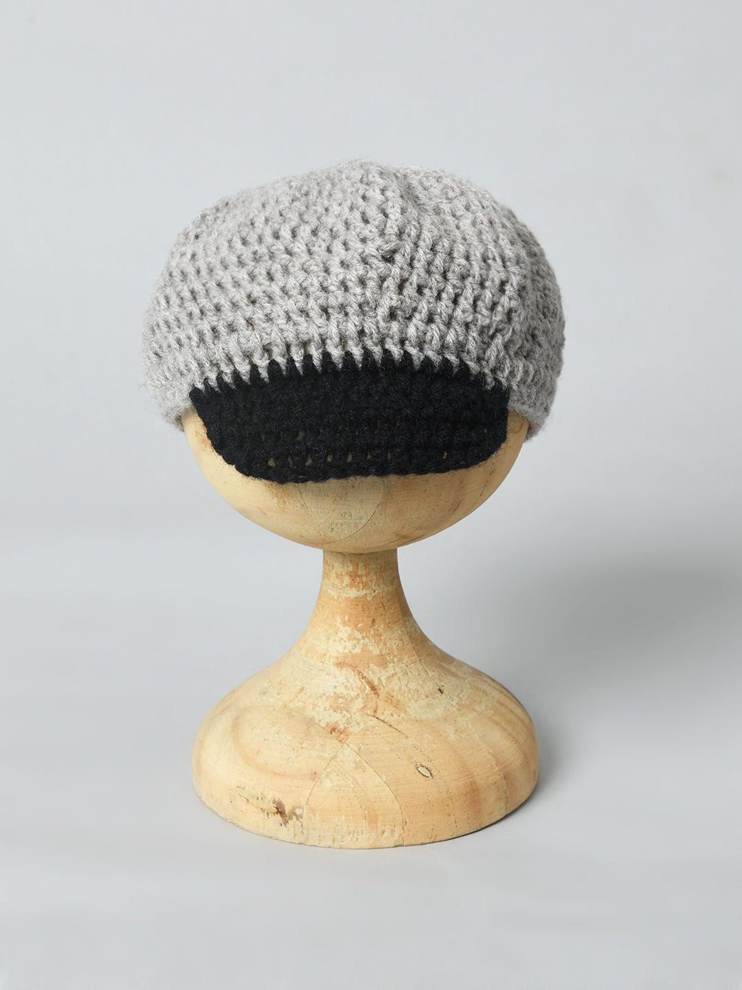 Grey Handmade Woollen Golf Cap for Boys