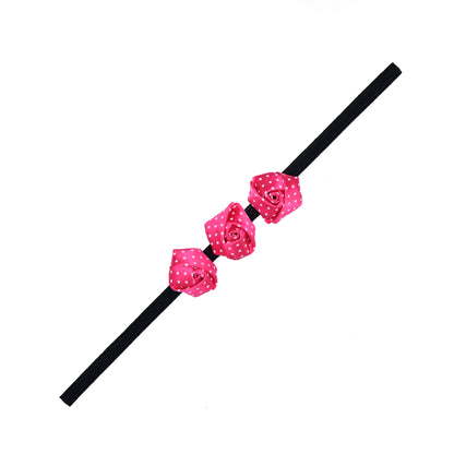 Multicolor Little Roses Headband for Girls (Combo)