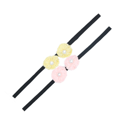 Endless Beauty Girls Trendy Headbands Pack of 2 - Multicolor
