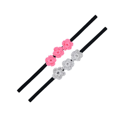 Endless Beauty Girls Trendy Headbands Pack of 2 - Multicolor