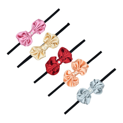 Pack of 5 Multicolor Classy Headbands for Girls
