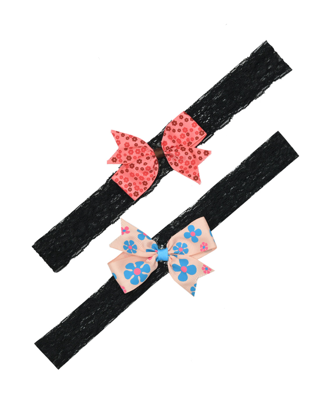 Multicolor Pack of 2 Sassy Sally Bows Girls Headbands for Baby Girl