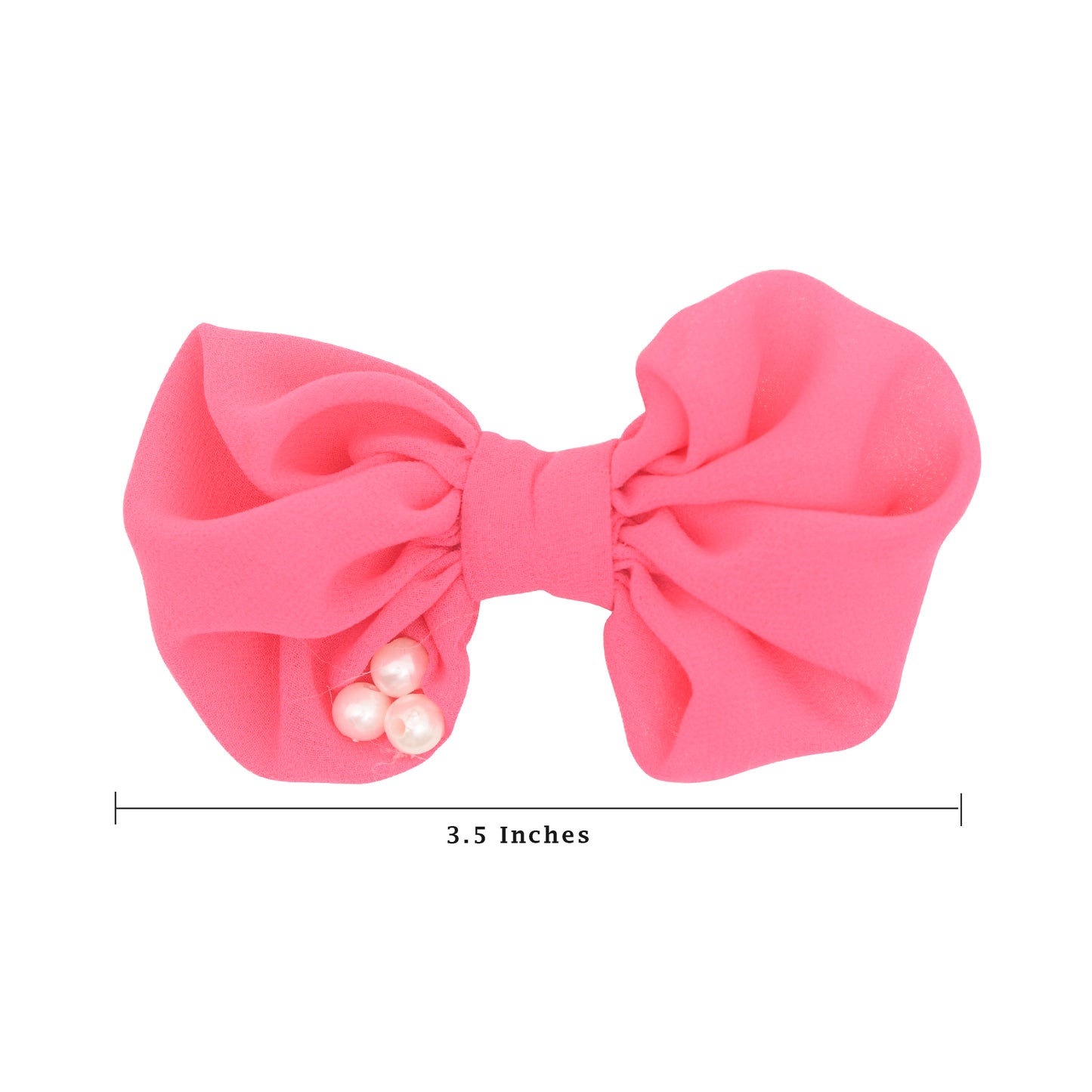 Multicolor Pack of 5 Bow Hair Clips for Girls