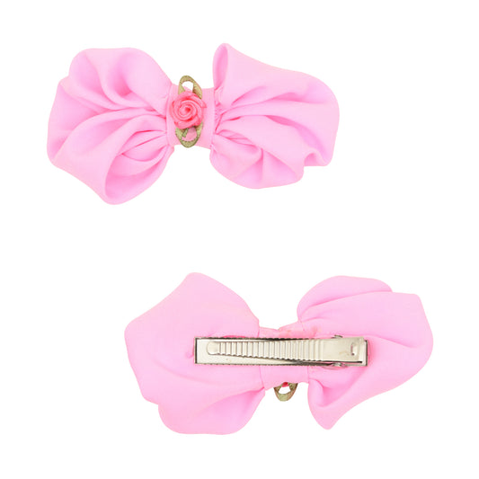 Beauty and The Bow Girls Hair Clips Pack of 7 - Multicolor