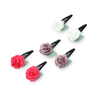 Set of 2 Multicolor Chic & Sleek Hair Clips for Girls