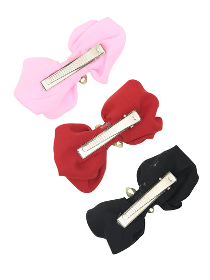 Beautiful Bow Pack of 3 Hair Clips for Girls