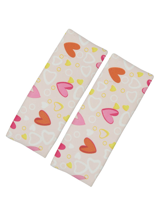 Set of 2 Multicolour Little Hearts Hair Clips for Girls