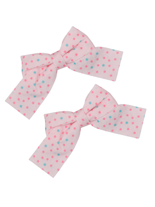 Pack of 2 Multicolor Bow It Up Hair Clips for Baby Girl