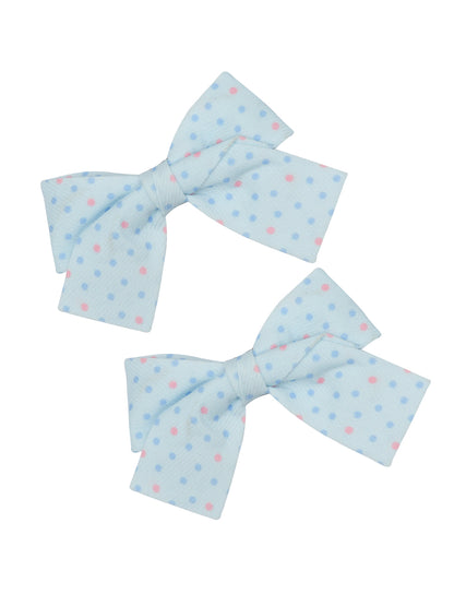 Pack of 2 Multicolor Bow It Up Hair Clips for Baby Girl