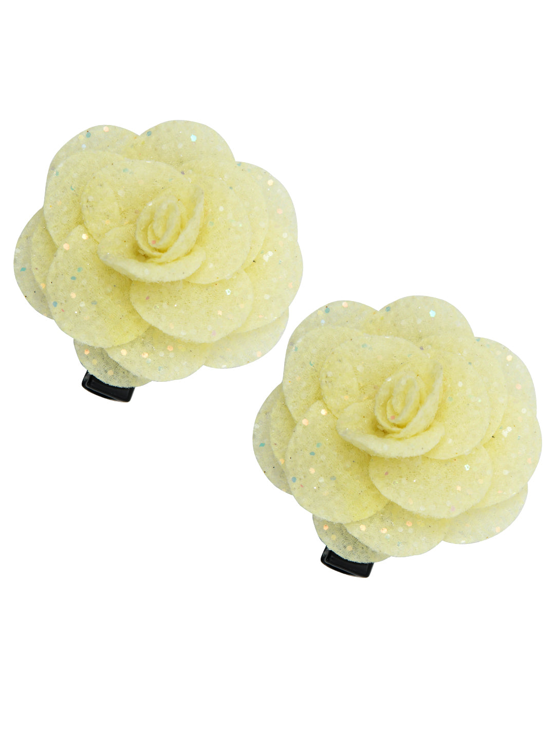 Pack of 2 - Multicolor Pretty Petals Hair Clips for Girls