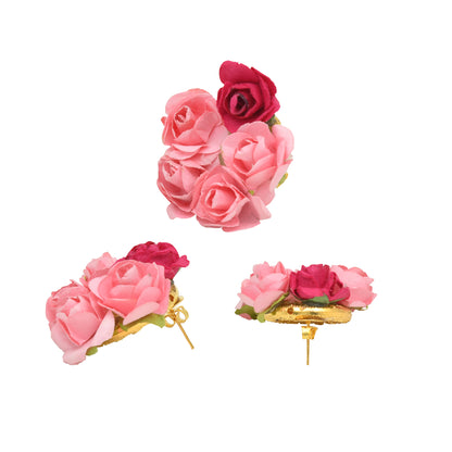 Pink Floral Jewellery Set Pack of 4