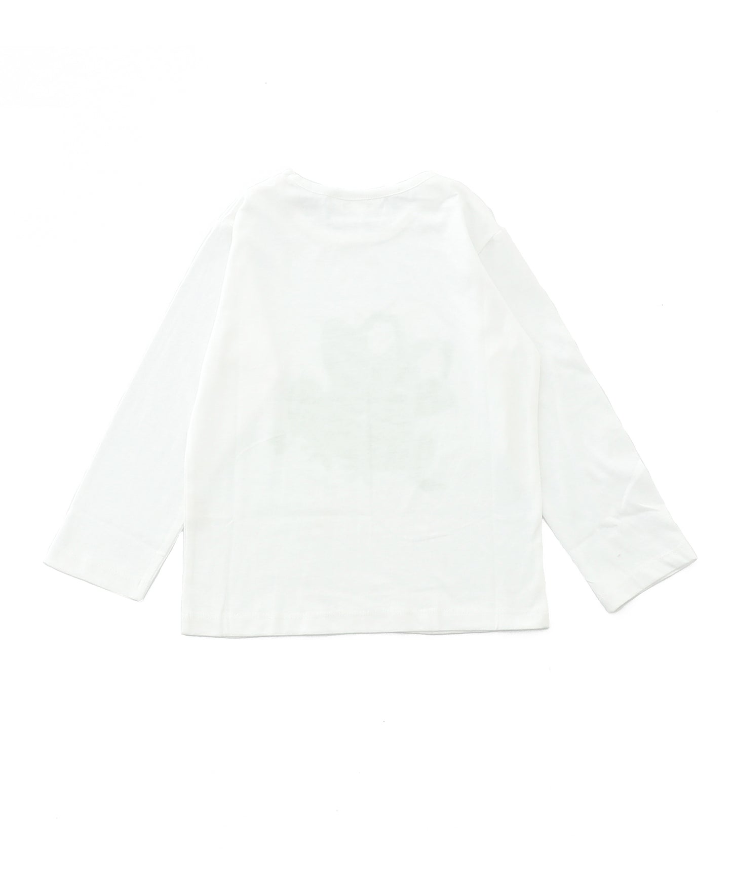 White Frog Printed Full Sleeves Kids T-shirt
