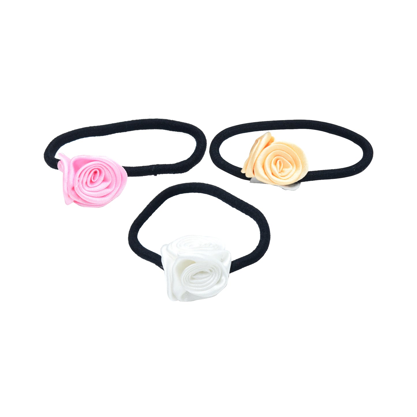 Multicolor Magic Touch Hair Ties for Girls (Combo)